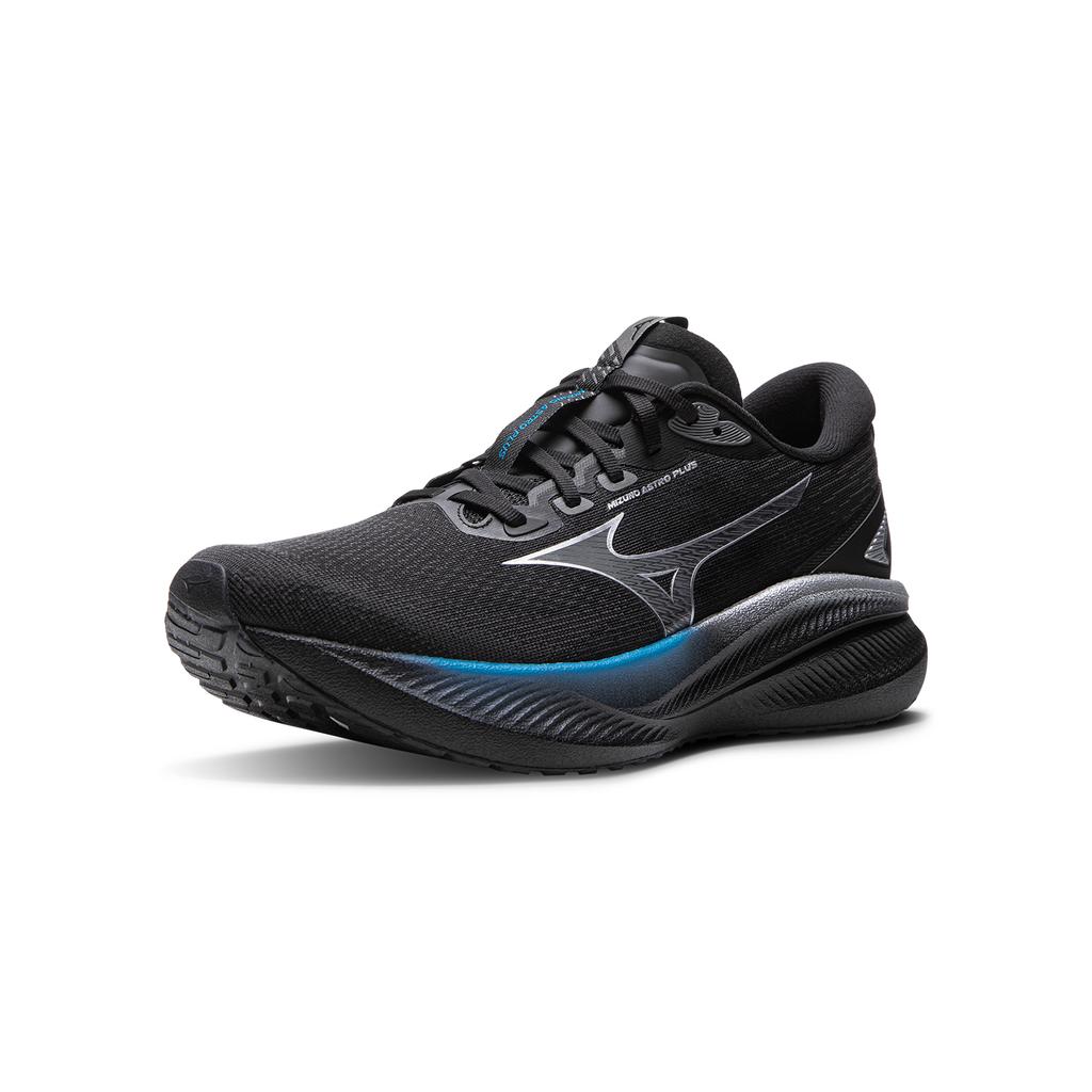 Mizuno Astro Plus II Comfortable Fabric Low-Top Running Shoes Unisex sneaker Black D1GH251108