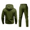 Men's Hoodie and Cargo Jogger Pants 2-Piece Set Casual Sportswear Suit for Outdoor Activities
