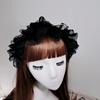 Sweet Multilayer Lace Ruffle Maid Headdress Headband Cute Girl Hair Hoop Cosplay Hair Accessories