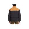 Timberland Color Block Stand Collar Zip Long Sleeve Jacket Men Jacket Black TB0A6G2N001