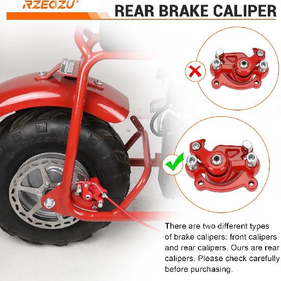 Mini Bike Brake Lever Kit Replacement For Coleman Minibike CT100U CC100X Motovox MBX10 MBX11 Monster Mega Moto 80Cc 105Cc Baja Doodlebug DB30 GMB100