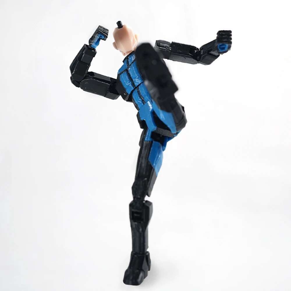 3D-gedruckte Superhelden Unbesiegbar 2.0 Anime Mehrgelenkige Shapeshift-Spielzeuge Actionfiguren Mannequin-Modell Ornamente Geschenke