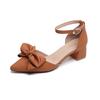 6807-33 Baotou sandals, new in summer 2025, summer 32 small heels 33 small size women's shoes, single shoes