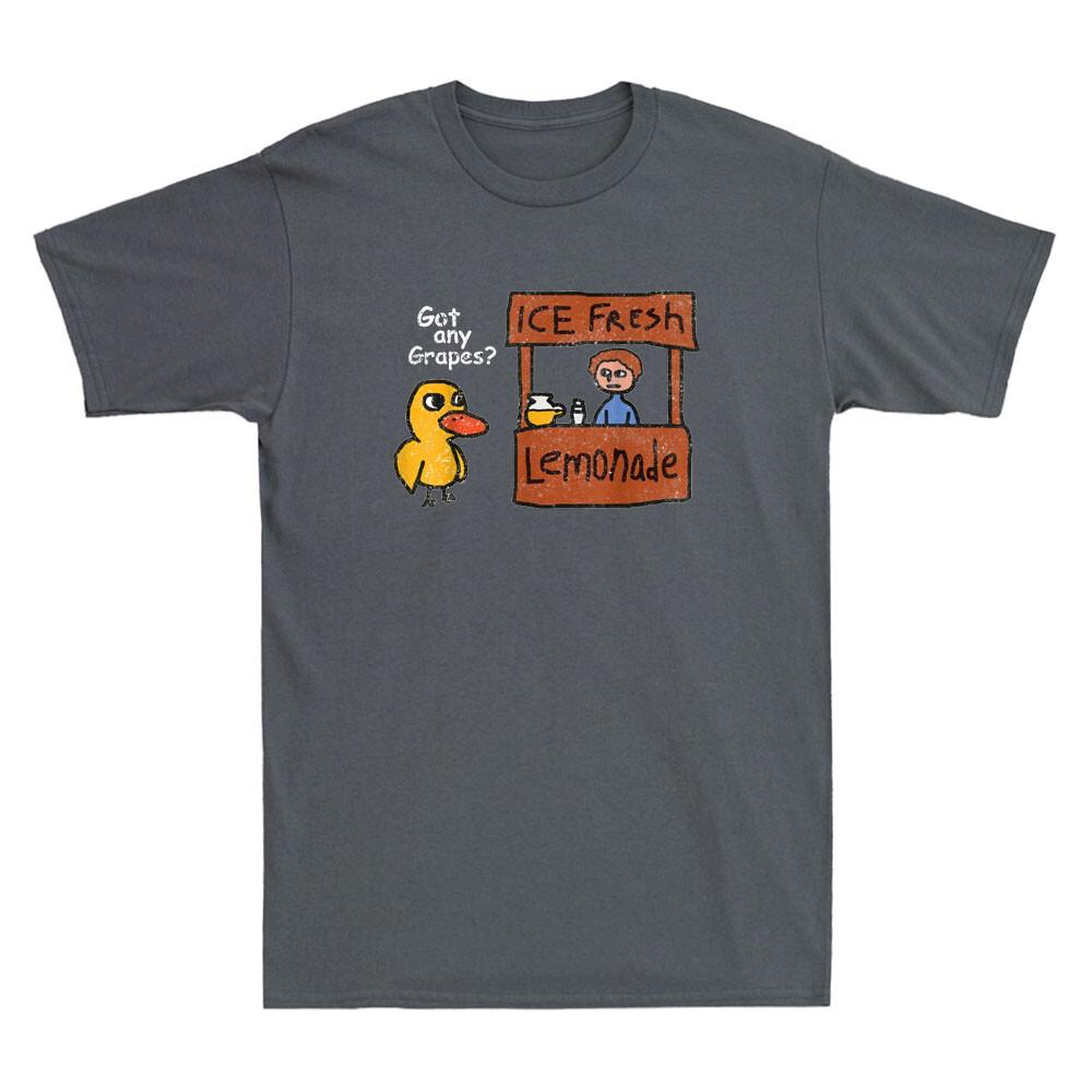 Ice Fresh Lemonade Got Any Grapes Duck Funny Saying Meme Vintage Unisex's T-Shirt