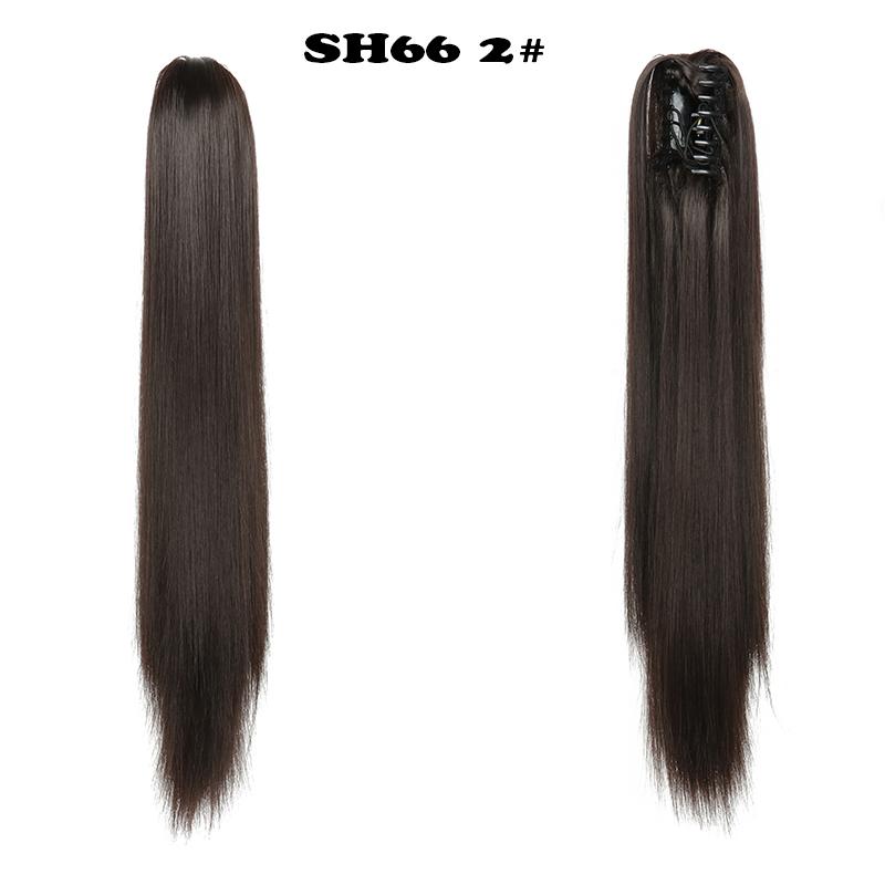 

XINRAN 22-дюймовий кіготь затискач на нарощеному волоссі для кінського хвоста Синтетичний кінський хвіст для волосся для жінок 22 inch