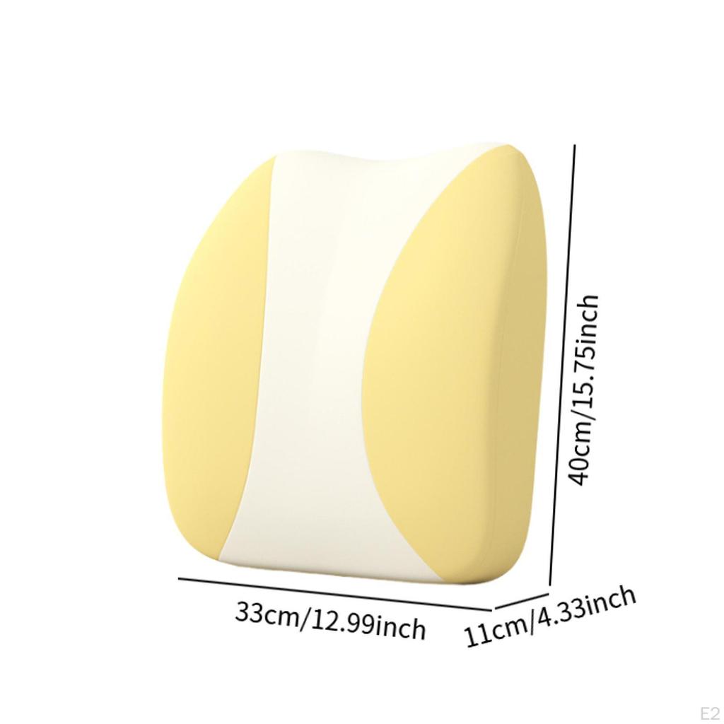 Back Pillow for Office Chair Cushion, Cooling Waist Car Seat Cushion Travel Desk