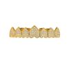 Heart-Shaped Copper Zircon Fangs: Punk Street Style Hip-Hop Braces