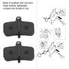4 Pairs Resin Semi Metal Bicycle Disc Brake Pads Bike Brake Parts Brake Pad Set