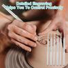 6Pcs Clay Pin Tools Pottery Sculpting Strong Non Slip Grip Wire Feather Texture Kit for