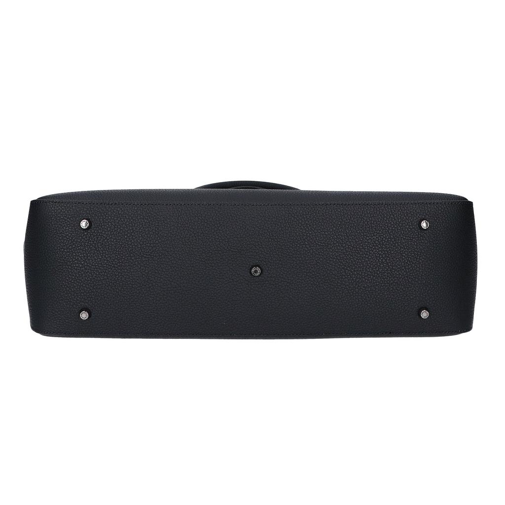 BONAVENTURA BBMT2-BK Shrink leather Massimo Top Wide Business bag briefcase blackUsed