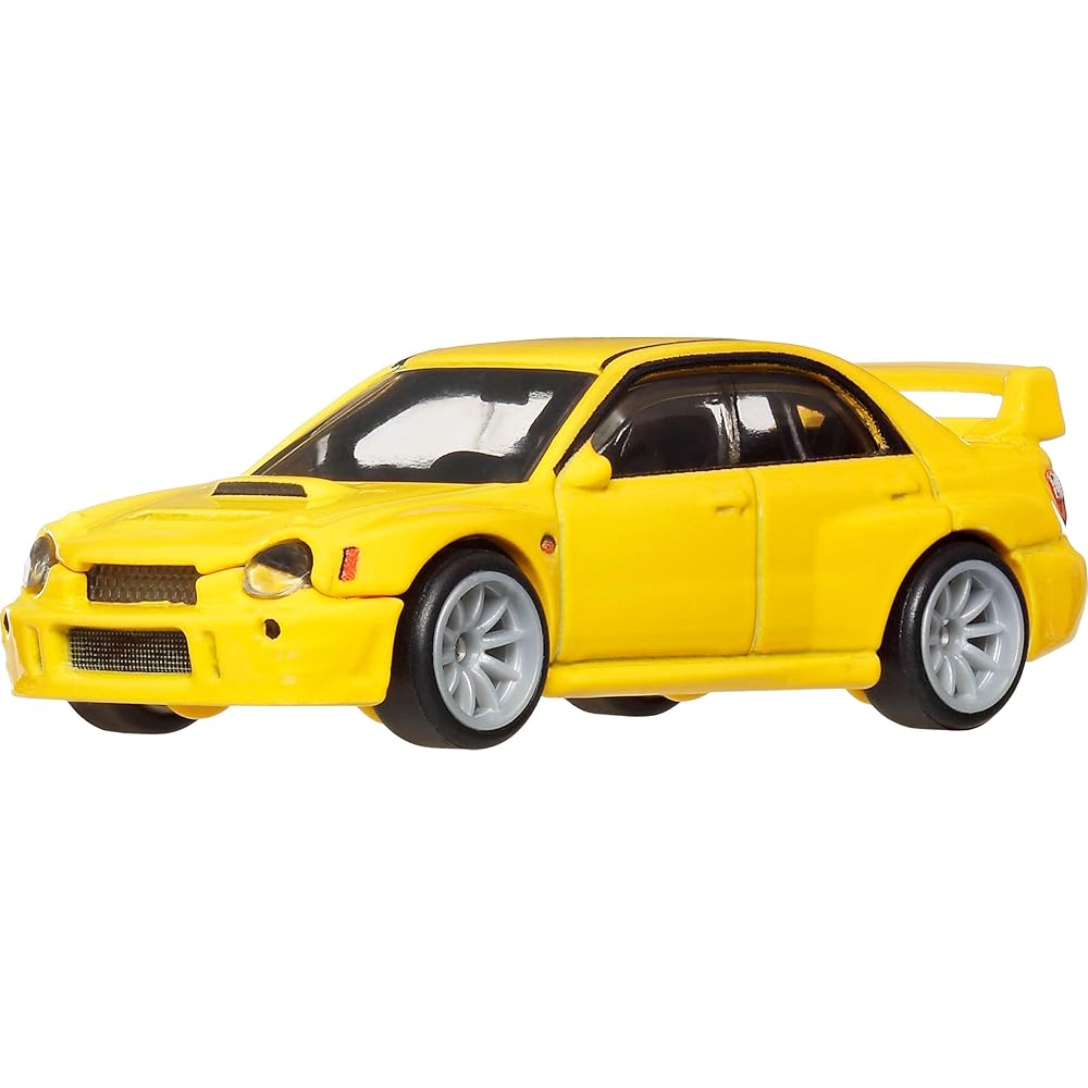 Hot Wheels Car Culture Thrill Climbers Subaru Impreza WRX Toy Vehicle Miniature 3 Years and Up Yellow