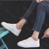Fashion Comemore White Women's Sneakers 2025 Spring Autumn Lace-Up Casual Platform Leather Sports Shoes Students Flat Bottom Board Shoe