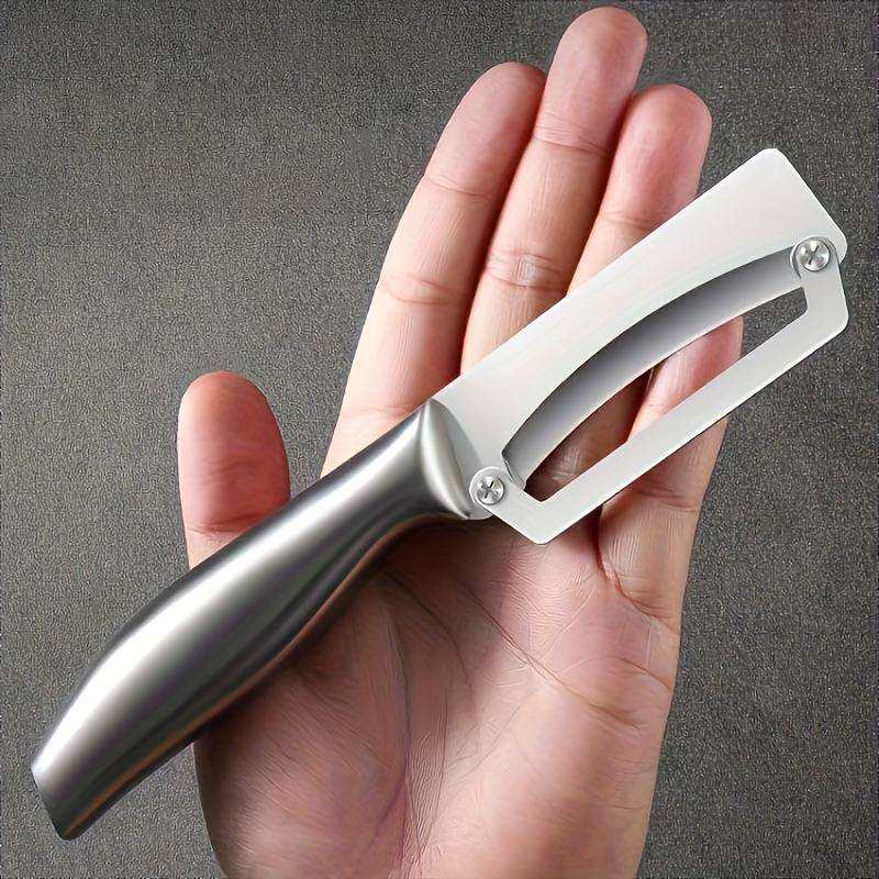 Stainless Steel Cane Knife Multi-Purpose Household Pineapple Peeler Thickened Kitchen Wax Gourd Lettuce Peeler