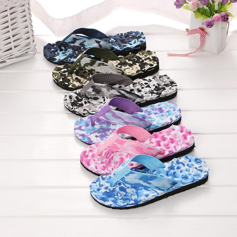 

2020 Thick-Soled Wedge-Heeled Summer Flip Flop Sandals for Couples 37