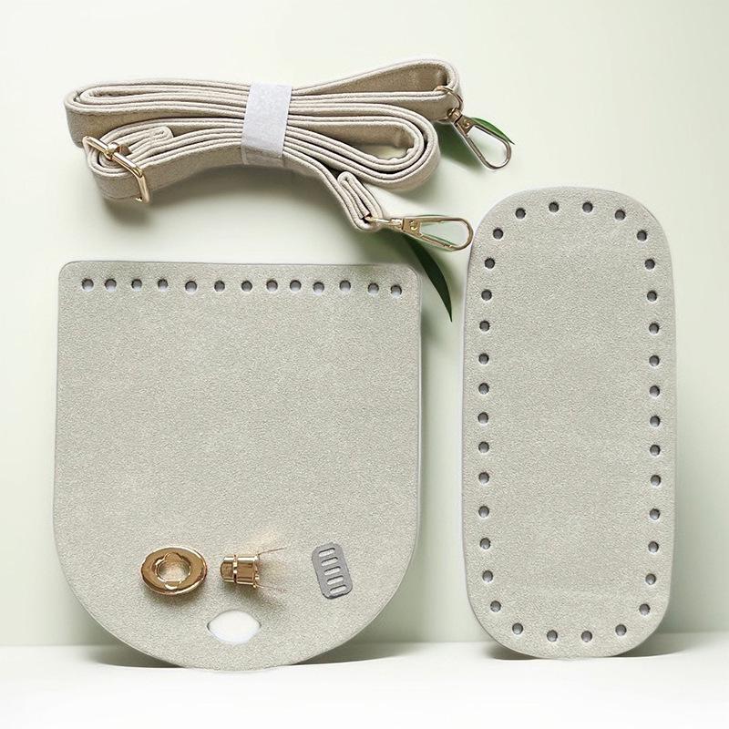 

«Сумка-ведро из ротанга ручной работы с длинным ремнем и аксессуарами для самостоятельного изготовления»