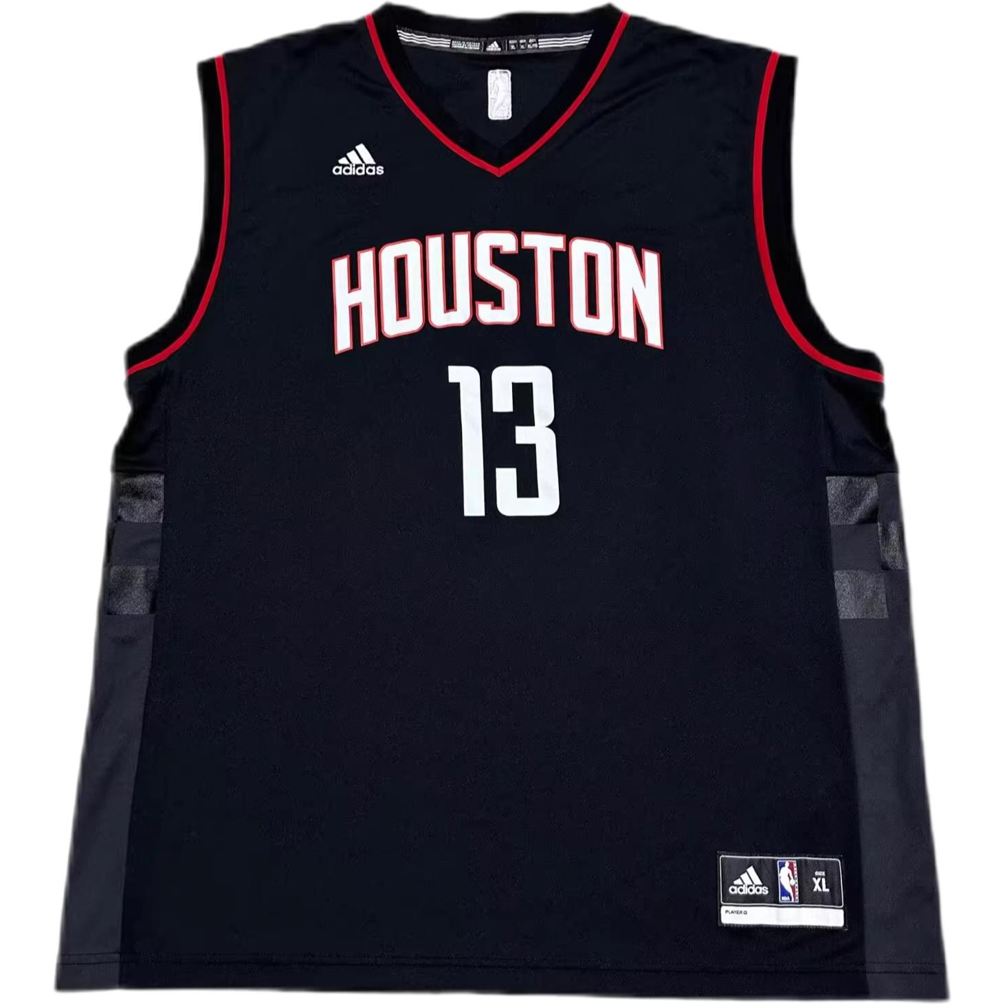 

Adidas X NBA Collaboration Houston Rockets Harden Fashion Comfortable Soft Skin-Friendly Basketball Jersey Unisex jersey Black 7818A-3KH-AEB2072 M