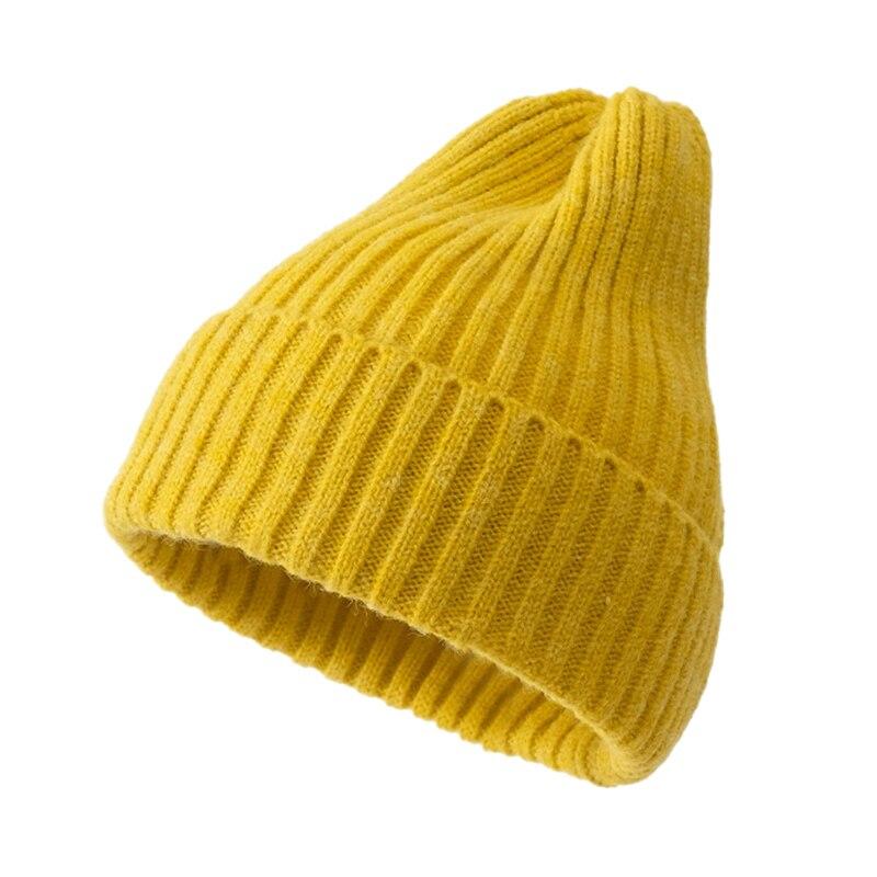 Damen Alltags-Beanie Winter Weich Warm Wintermütze Häkeln Skimütze Schlafmützen Skull Cap Zopfmuster Beanie Mütze