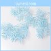 Plastic Misty Frost Bamboo Leaf Artificial Flower For Wedding Decor And Outdoor Photography