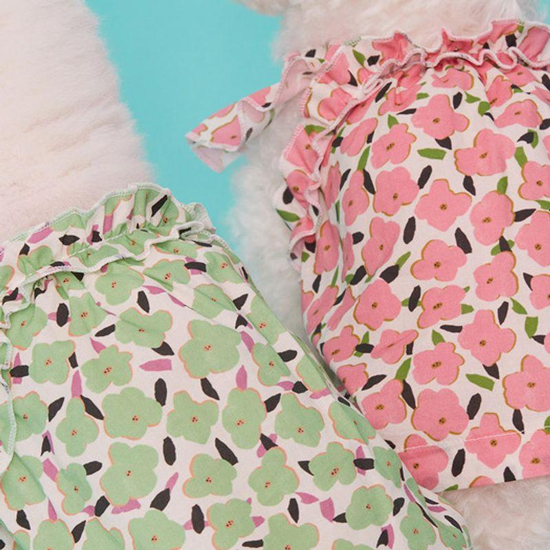 MIMINKO Floral Ruffle Nashi Blouse [DW3MB1230]