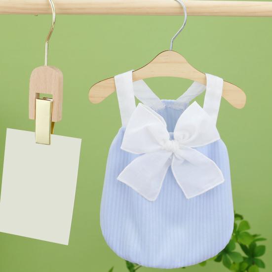 Domácí mazlíčci Oblečení Měkké Pohodlné Podpěra Tenká prodyšná Sweet Dog Polyesterové šaty s mašlí Jarní doplňky