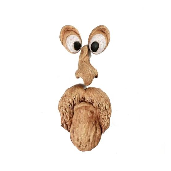 Decorative Ornament, Imitation Bark Design Carved Table Decoration, Living Room Bedroom Office Balcony Courtyard Windowsill Decor A