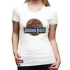 Jurassic Park TShirt for Women Crew Neck Streetwear T Shirts Womens Short Sleeve Summer Clothes Tops