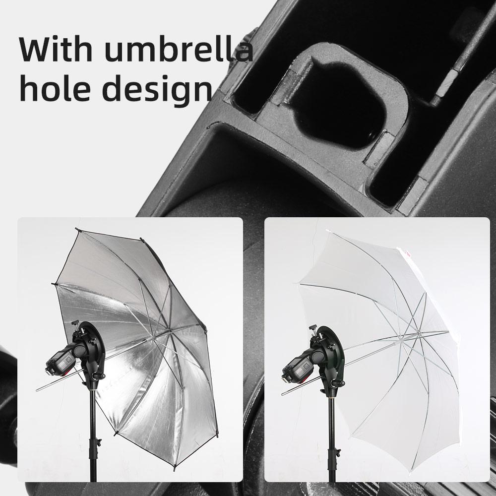 Godox Handheld Grip S-Type Flash Bracket Bowens S Mount Holder for Speedlite Flash Snoot Softbox Honeycomb Photography