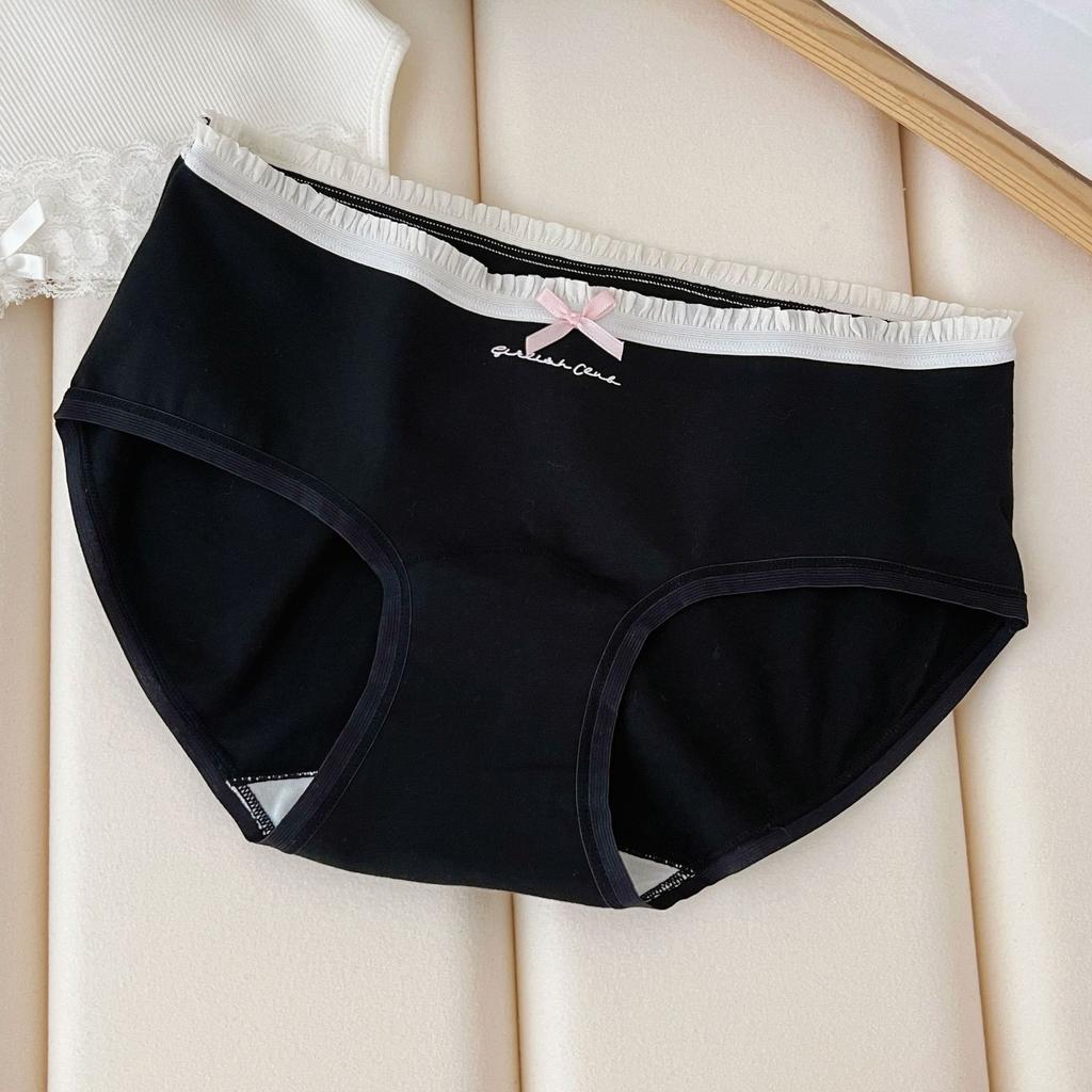 Antibacterial Pure Cotton Pantiesr with A Comfortable Waist and Low Breathability Women’s Panties