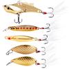 SOUGAYILANG 4pcs Fishing Bait Metal Material Realistic Fishing Bait Fishing Hooks Sea Fishing Baits
