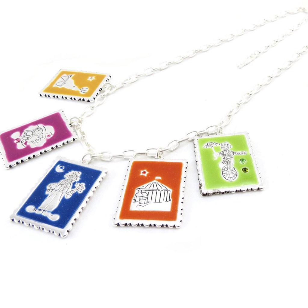 Les Trésors De Lily [J2811] - Multicolored 'Circus' Designer Long Necklace