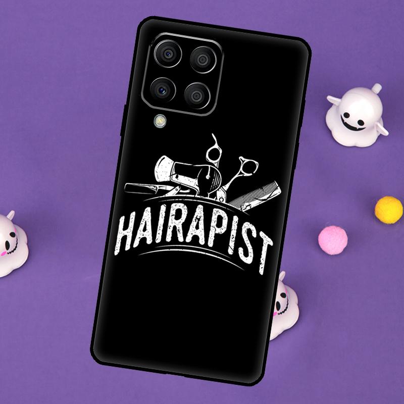 Hairdresser Barber Scissors Cover For Samsung Galaxy M55 M15 M33 M13 M23 M53 M31 M51 M14 M34 M54 M20 M30s M52 M32 Case