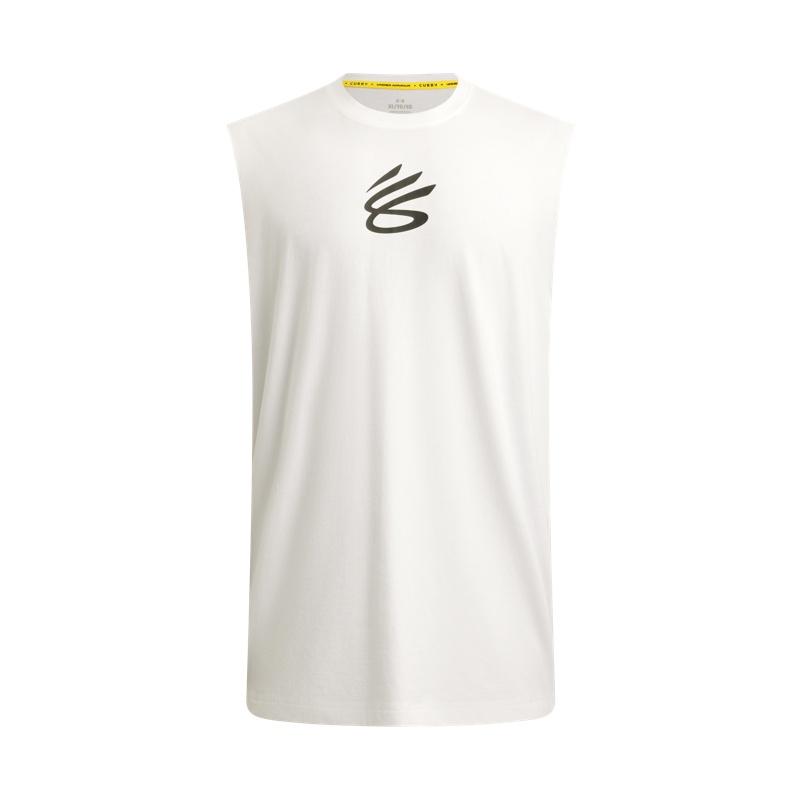 Under Armour Curry Tank Top Men s White 1390352-100 L