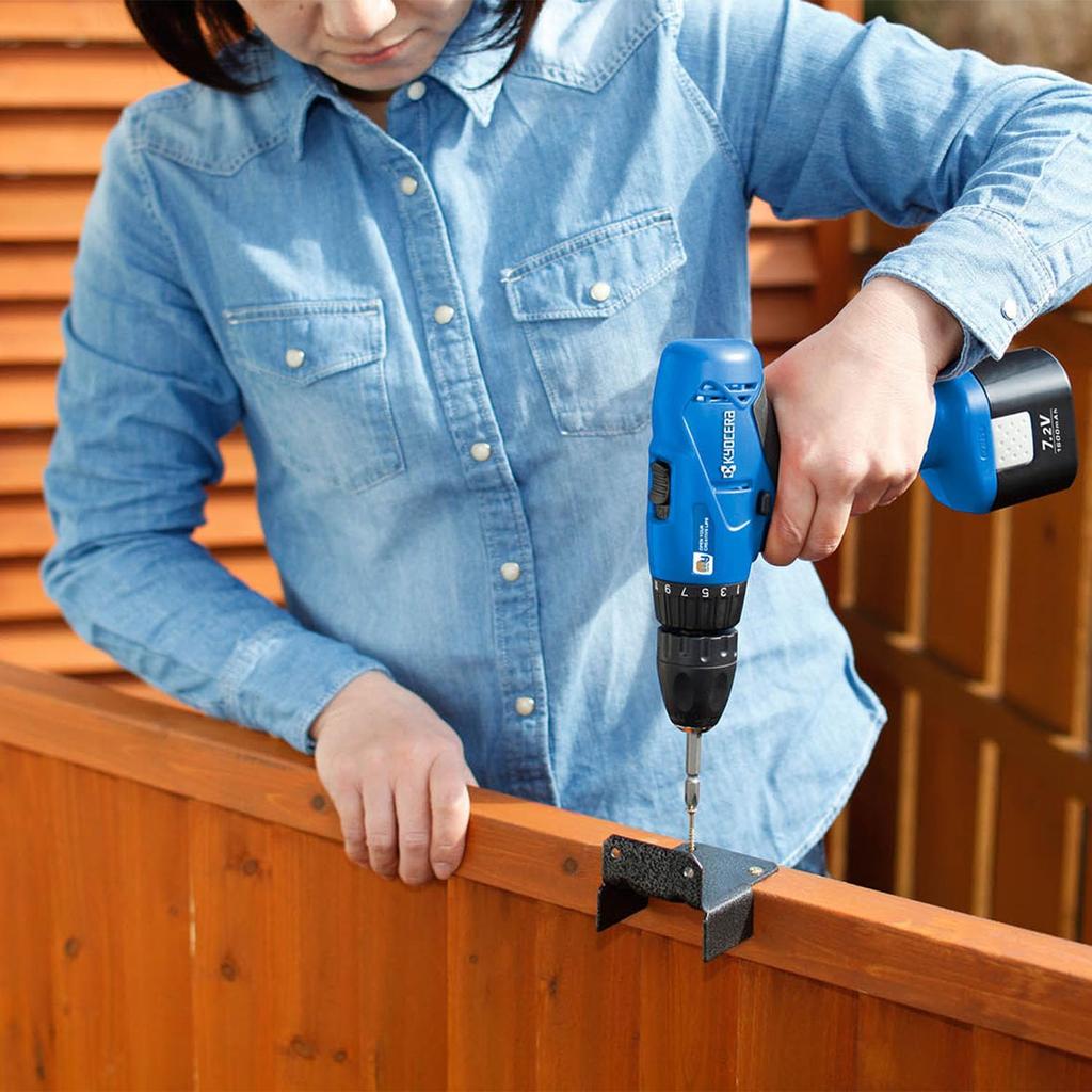 Kyocera Rechargeable Driver for Drilling and Screwing Without Worrying About Power NiCd Charging Maximum Drilling Capacity of 7mm and 12mm Screw