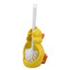 Toilet Brush Little Yellow Duck Seamless Toilet Cleaning Brush Deep Cleaning Bathroom Toilet Brush