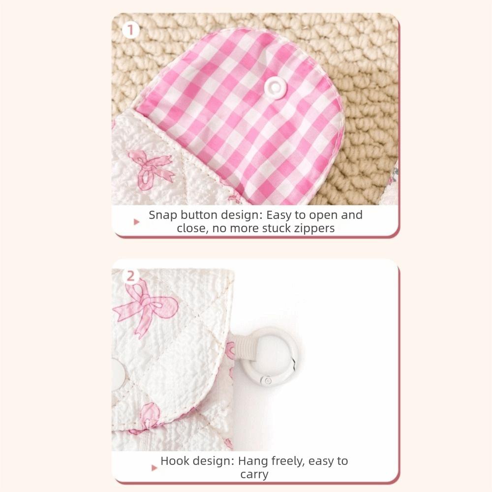 Portable Cloth Printed Glasses Bag Flower Sunglasses Eyeglass Bag Retro Glasses Storage Bag  Female