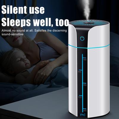 Humidifier Large Room USB Mist Diffuser Auto Shut-Off Humidifiers With 7 Colors LED For Nursery Living Room Basement Bathroom
