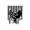 Truck Car Hood Wrap Decal Vinyl Sticker American Flag Bird Graphic Styling Decor