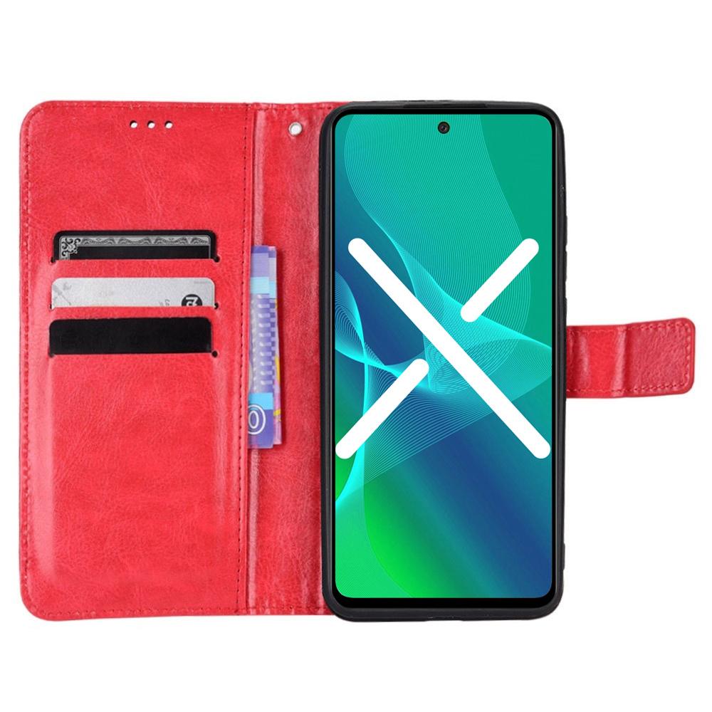 Wallet case for Samsung Galaxy M53 5G, Red