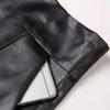 Women's PU Leather High Waist Shorts