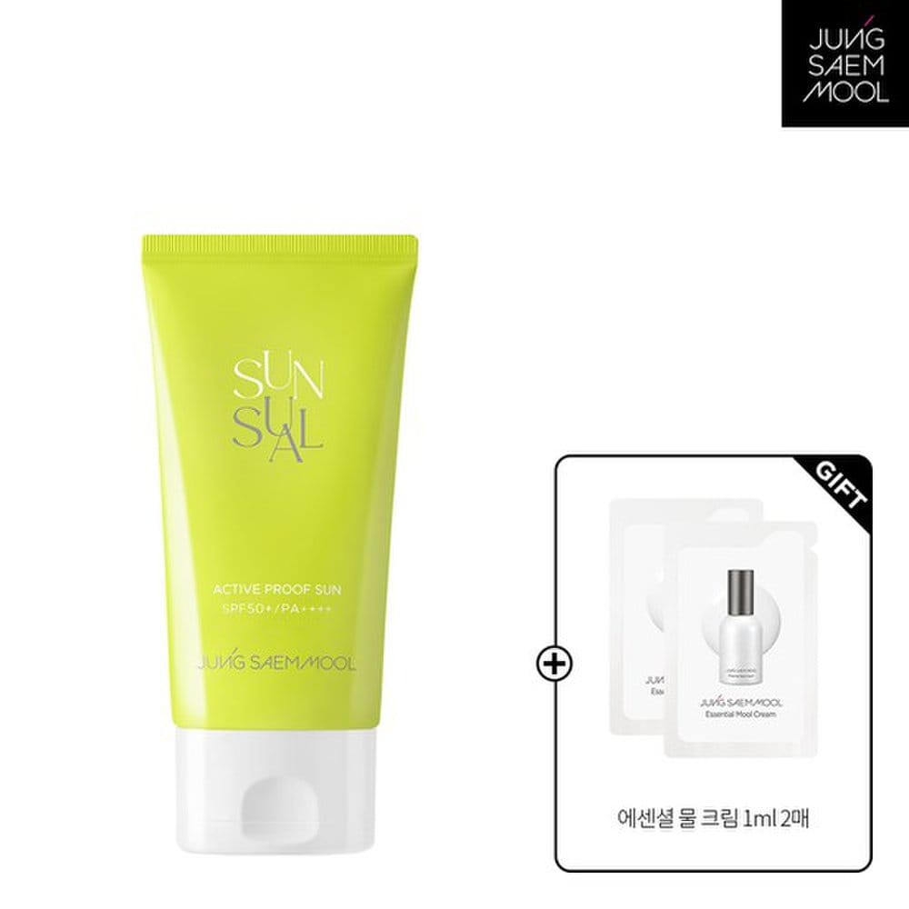 

Sunsual Active Proof Sun 70мл + Essential Water Cream 1мл x 2 аркуші