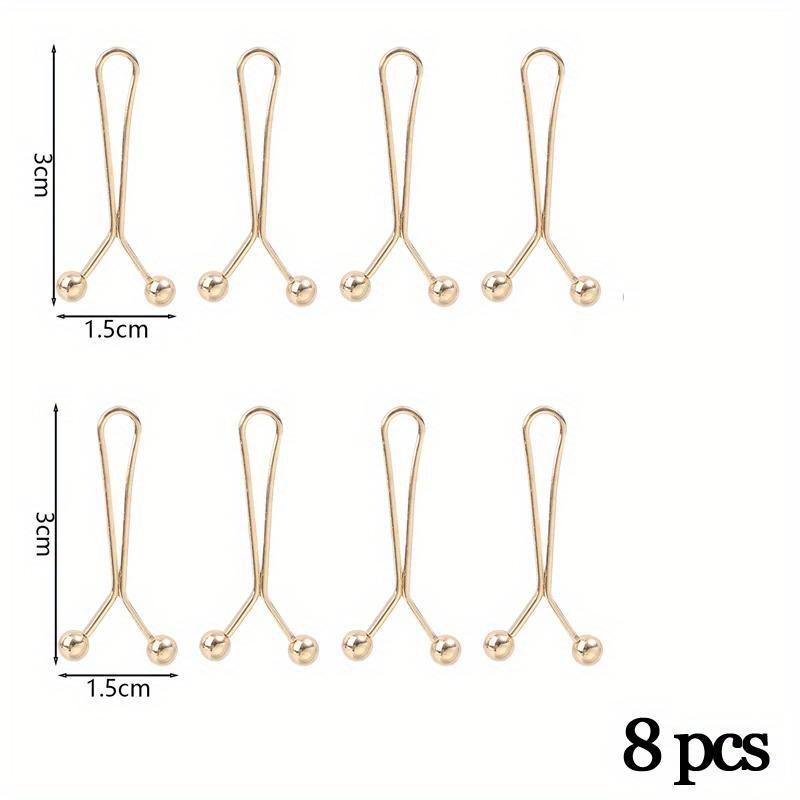 8/16 Pcs Adjustable Sleeve Clip for Pants Waist Tightening Sleeve Reduction Clip Suitable for Jeans Skirts Detachable Buckle Accessories