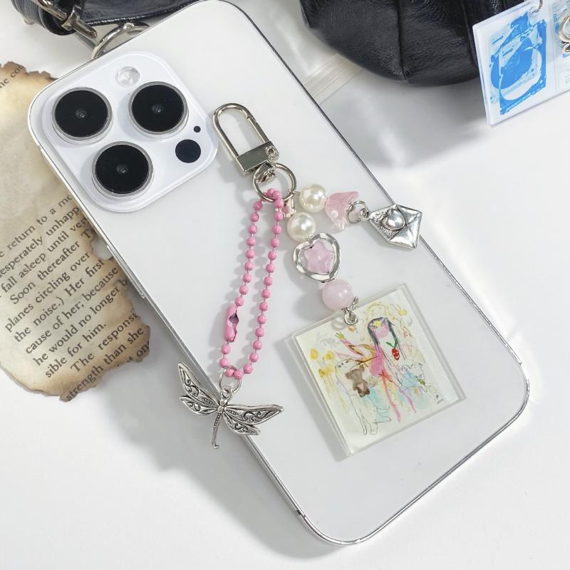 1 sztuka Album muzyczny CD Zespół Brelok Wave To Earth Styl Y2K Pasek na telefon Miłośnik muzyki Akcesorium do telefonu Zawieszka