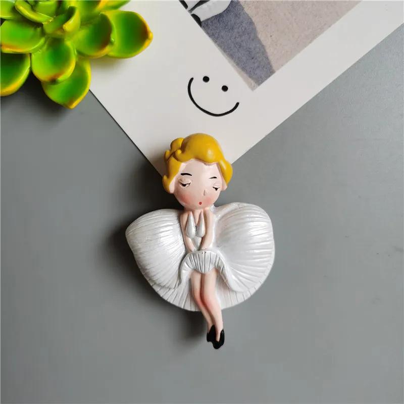 Каваї Серце Квітка Греція Тепло Тигр Магніт на холодильник Хелловін Форма Губ Мила Наклейка Магнітний Домашній Декор Подарунки для Мун Дітей