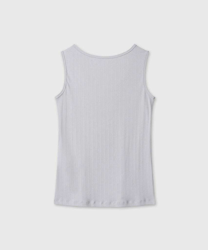 Daibeuinumeon Ribbed Soft Sleeveless (Light Gray)