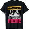 Warnung Kann spontan anfangen über Anime-Jungs zu reden T-Shirt