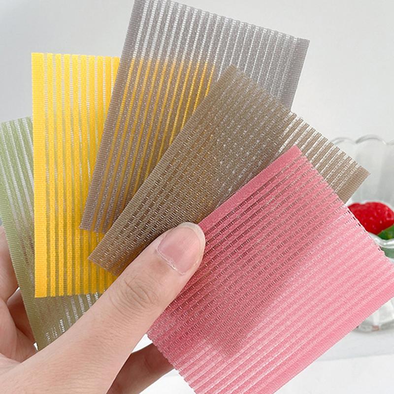 10 Stück/Packung Friseur Paste Haaraufkleber Keine Spuren Greifer Friseur Greifer Haarhalter Haarstyling Schneiden Tragbarer Magischer Aufkleber