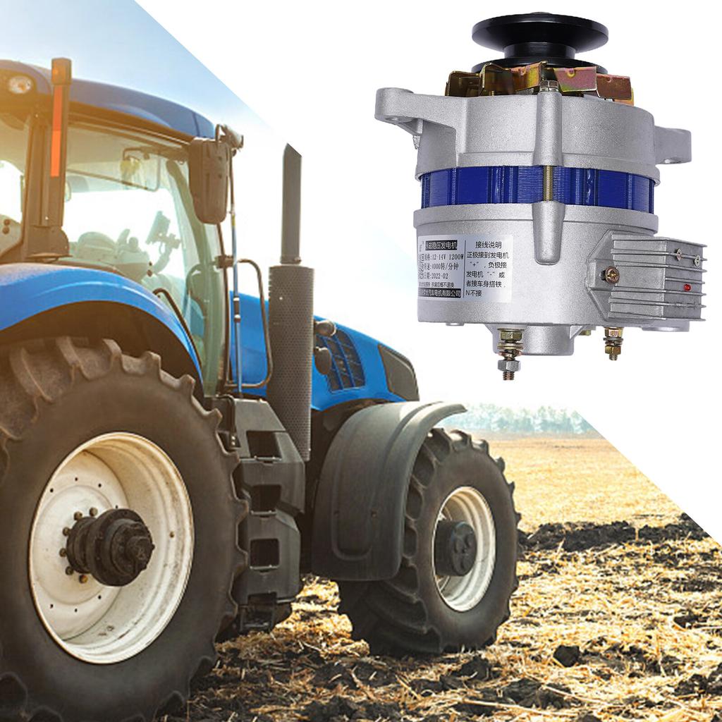 English: Permanent Magnet Alternator For Agricultural Vehicle Tractor Generator 12V 1200W Low RPM Copper Winding