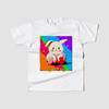 Damen T-Shirt Kurzarm Rundhals Y2K Grafik Hase Aufdruck Streetwear Trendy 2023 Schneller Versand
