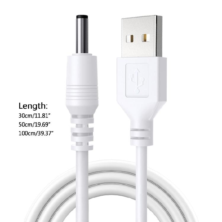 Type A Male USB Turn to DC Power Male Plug Jack 3.5mm x 1.35mm Power Convert