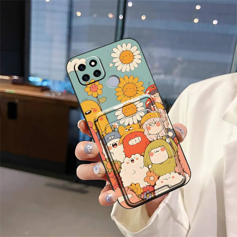 Anti-knock Soft Case Phone Case For OPPO Realme V3/Q2i Back Cover Anti-dust Cute Durable Waterproof Fashion Design Cover